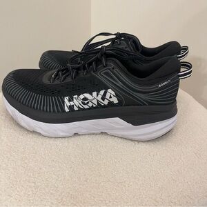 NWOT Hoka One One Black and White Athletic Shoes
